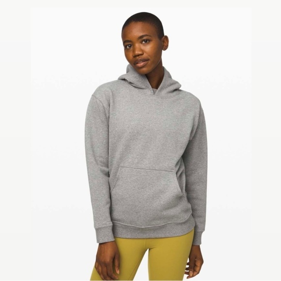 lululemon athletica Tops - Lululemon All Yours Hoodie Sweatshirt Heathered Core Medium Grey